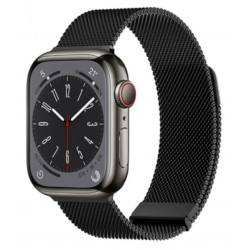 Ремінець WIWU Braided Stailness Steel Band 42/44/45/49 mm Black (Wi-WB005)