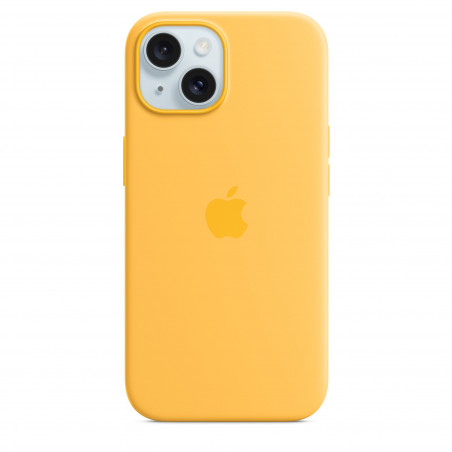 Чохол Apple iPhone 15 Silicone Case with MagSafe Sunshine (MWNA3)