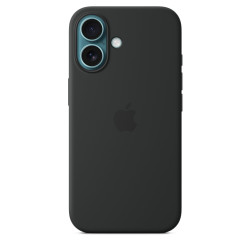 Чехол Apple iPhone 16 Silicone Case with MagSafe Black (MYY13)