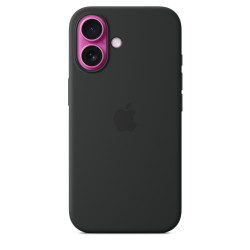 Чехол Apple iPhone 16 Silicone Case with MagSafe Black (MYY13)