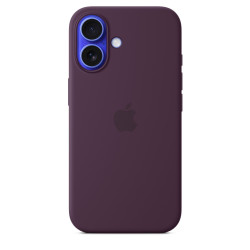 Чехол Apple iPhone 16 Silicone Case with MagSafe Plum (MYY43)