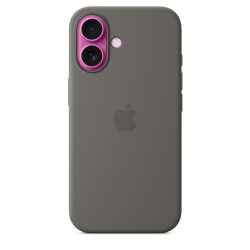 Чехол Apple iPhone 16 Silicone Case with MagSafe Stone Gray (MYY33)