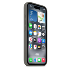 Чехол Apple iPhone 16 Silicone Case with MagSafe Stone Gray (MYY33)