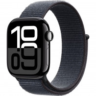 Apple Watch Series 10 42mm (GPS) Jet Black Aluminium Case with Ink Sport Loop (MWWG3)