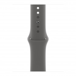 Apple Watch SE 2022 40mm (GPS) Midnight Aluminum Case with Stone Gray Sport Band - Size M/L (MA9A4,MAXG4)