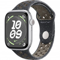 Apple Watch Series 10 46mm (GPS) Silver Aluminium Case with Midnight Sky Nike Sport Band - M/L (MYL63, MWX03)