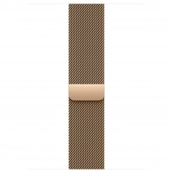 Apple Watch Series 10 46mm (GPS+LTE) Gold Titanium Case with Gold Milanese Loop - M/L (MX003)