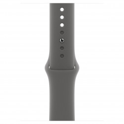 Apple Watch Series 10 46mm (GPS+LTE) Natural Titanium Case with Stone Grey Sport Band - S/M (MWY93)