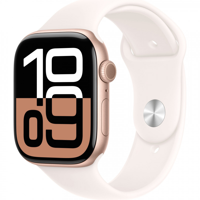 Apple Watch Series 10 46mm (GPS+LTE) Rose Gold Aluminium Case with Light Blush Sport Band - S/M (MWY63) Apple Watch Series 10 46mm (GPS+LTE) Rose Gold Aluminium Case with Light Blush Sport Band - S/M (MWY63)