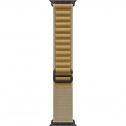 Apple Watch Ultra 2 (2024) 49mm (GPS+LTE) Black Titanium Case with Tan Alpine Loop - Medium (MYQ13, MYTF3)