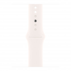 Apple Watch Series 10 42mm (GPS) Silver Aluminum Case with Light Blush Sport Band - M/L (MWWW3, MXLP3)