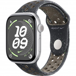 Apple Watch Series 10 46mm (GPS) Silver Aluminium Case with Midnight Sky Nike Sport Band - M/L (MYL73, MWX03)