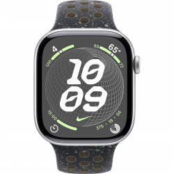 Apple Watch Series 10 46mm (GPS) Silver Aluminium Case with Midnight Sky Nike Sport Band - M/L (MYL73, MWX03)