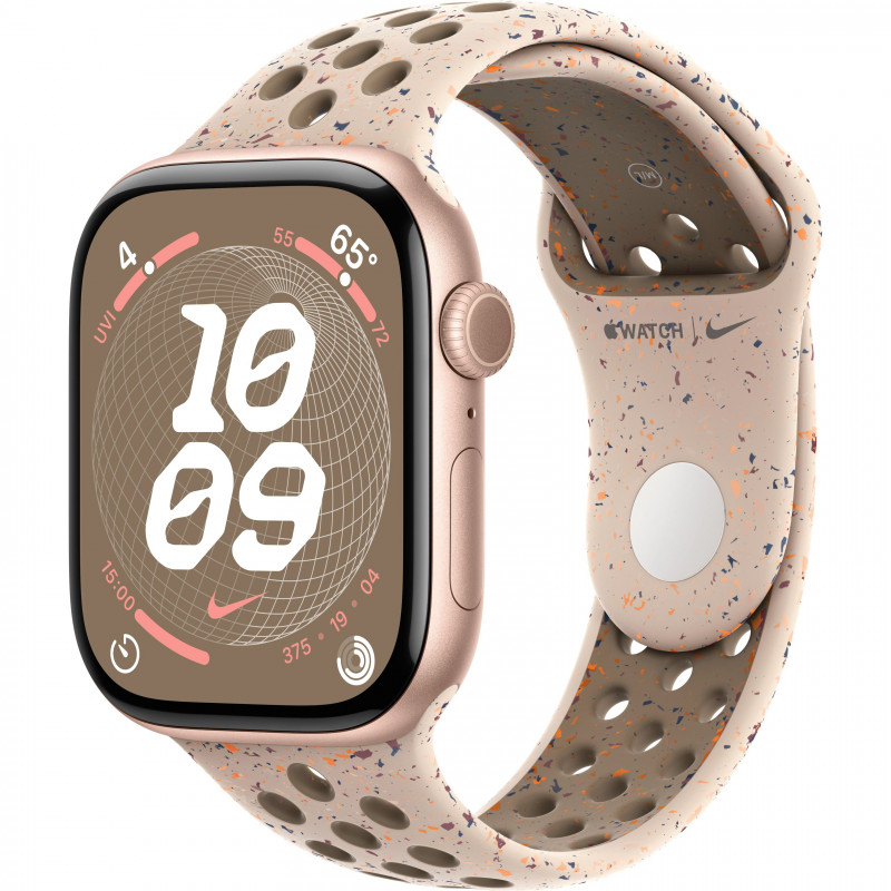 Apple Watch Series 10 46mm (GPS) Rose Gold Aluminium Case with Desert Stone Nike Sport Band - S/M (MYL83, MWX23) Apple Watch Series 10 46mm (GPS) Rose Gold Aluminium Case with Desert Stone Nike Sport Band - S/M (MYL83, MWX23)
