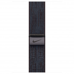 Apple Watch Series 10 46mm (GPS) Rose Gold Aluminium Case with Black/Blue Nike Sport Loop (MYJD3, MWX23)