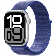 Apple Watch Series 10 42mm (GPS) Silver Aluminium Case with Ultramarine Sport Loop (MXL03, MWWW3)