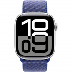Apple Watch Series 10 42mm (GPS) Silver Aluminium Case with Ultramarine Sport Loop (MXL03, MWWW3)