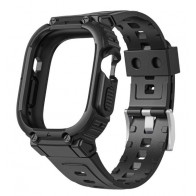 Ремешок WIWU Silicone Armor Series Hard PC Case Band 42/44/45mm Black (Wi-WB014)