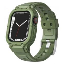 Ремінець WIWU Silicone Armor Series Hard PC Case Band 42/44/45mm Green (Wi-WB014)