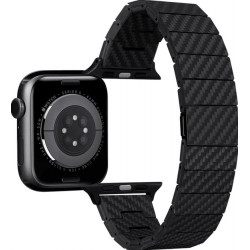 Ремешок Pitaka Carbon Fiber Watch Band для Apple Watch 49/45/44mm Modern Black/Gray (AWB2307)