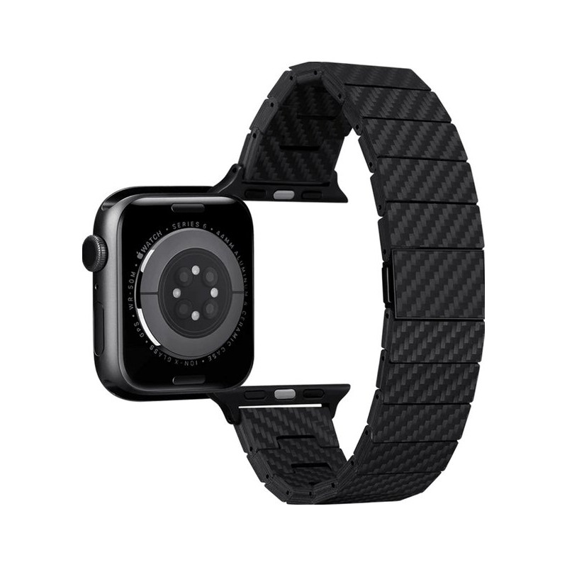 Ремешок Pitaka Carbon Fiber Watch Band для Apple Watch 49/45/44mm Modern Black/Gray (AWB2307) Ремешок Pitaka Carbon Fiber Watch Band для Apple Watch 49/45/44mm Modern Black/Gray (AWB2307)