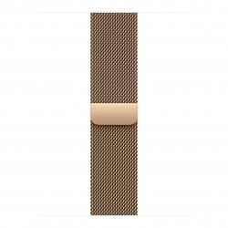 Apple Watch Series 10 42mm (GPS+LTE) Gold Titanium Case with Gold Milanese Loop (MXMN3, MX0N3)