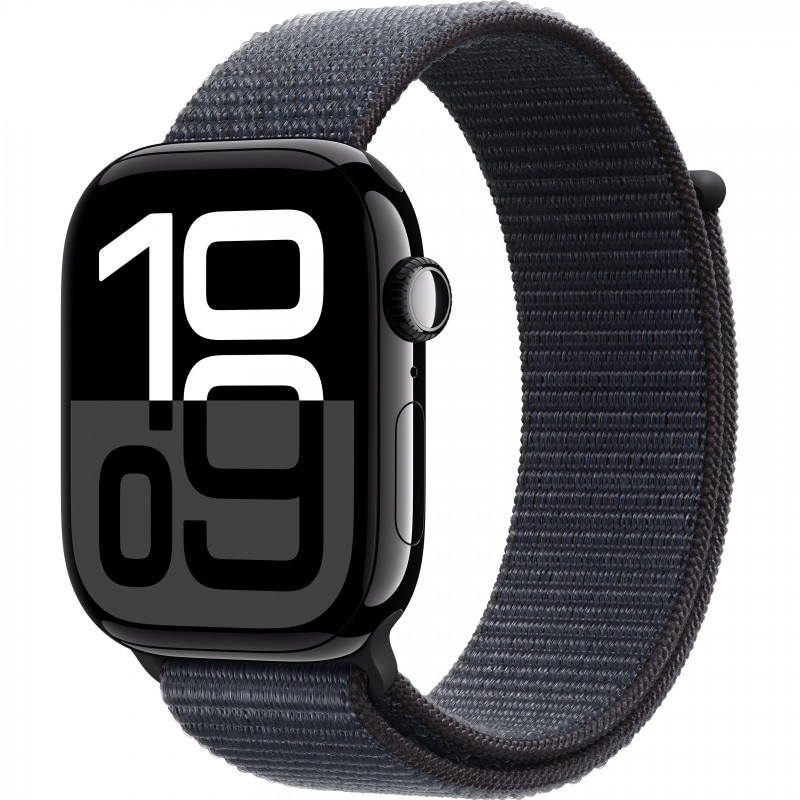 Apple Watch Series 10 46mm (GPS) Jet Black Aluminium Case with Ink Sport Loop (MXL33, MWX13) Apple Watch Series 10 46mm (GPS) Jet Black Aluminium Case with Ink Sport Loop (MXL33, MWX13)