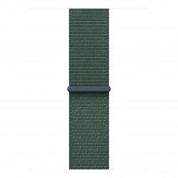 Apple Watch SE 2024 40mm (GPS) Starlight Aluminum Case with Lake Green Sport Loop (MXEH3)