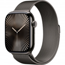Apple Watch Series 10 46mm (GPS+LTE) Slate Titanium Case with Slate Milanese Loop - M/L (MXMТ3, MX173)