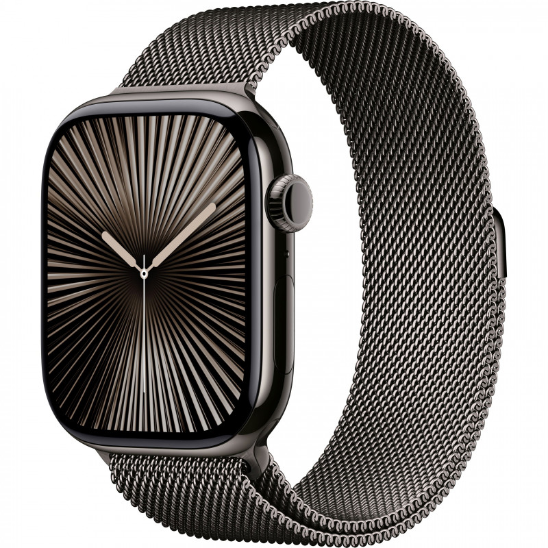 Apple Watch Series 10 46mm (GPS+LTE) Slate Titanium Case with Slate Milanese Loop - M/L (MXMТ3, MX173) Apple Watch Series 10 46mm (GPS+LTE) Slate Titanium Case with Slate Milanese Loop - M/L (MXMТ3, MX173)