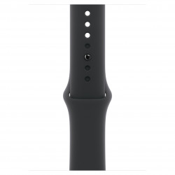 Apple Watch Series 10 46mm (GPS) Silver Aluminium Case with Black Sport Band - S/M (MXM23, MWX03)