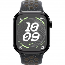 Apple Watch Series 10 42mm (GPS) Jet Black Aluminium Case with Midnight Sky Nike Sport Band - M/L (MYJQ3, MWWX3)