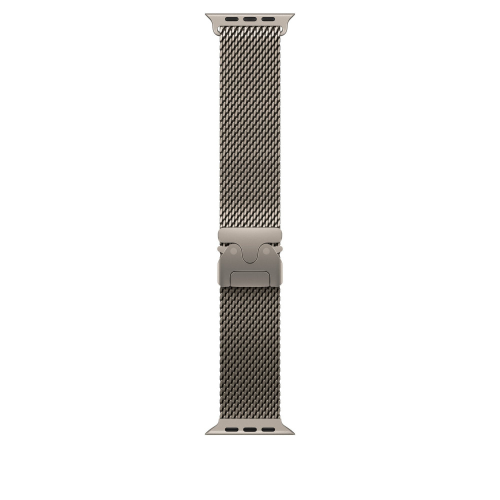 Титановий ремінець Apple для Apple Watch 49mm Milanese Loop Natural Titanium - Size M (MXKD3)