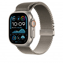 Титановий ремінець Apple для Apple Watch 49mm Milanese Loop Natural Titanium - Size M (MXKD3)