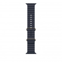 Ocean Band для Apple Watch 49mm Navy Ocean Band - Natural Titanium Finish (MXTH3)