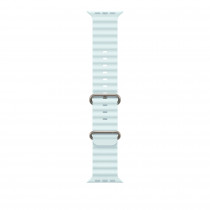 Ремінець Ocean Band для Apple Watch 49mm Ice Blue Ocean Band - Natural Titanium Finish (MXTF3)