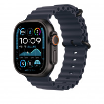 Ремешок Ocean Band для Apple Watch 49mm Navy Ocean Band - Black Titanium Finish (MYPA3)