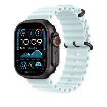 Ремінець Ocean Band для Apple Watch 49mm Ice Blue Ocean Band - Black Titanium Finish (MYP83)
