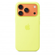 Чохол Apple iPhone 17 Pro Silicone Case with MagSafe Neon Yellow (MGFF4)