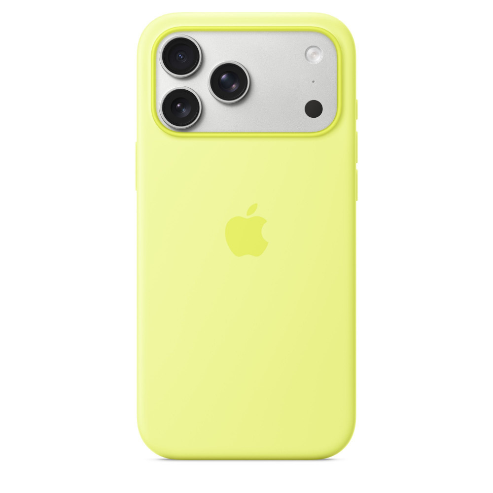 Чохол Apple iPhone 17 Pro Max Silicone Case with MagSafe Neon Yellow (MGFM4) Чохол Apple iPhone 17 Pro Max Silicone Case with MagSafe Neon Yellow (MGFM4)