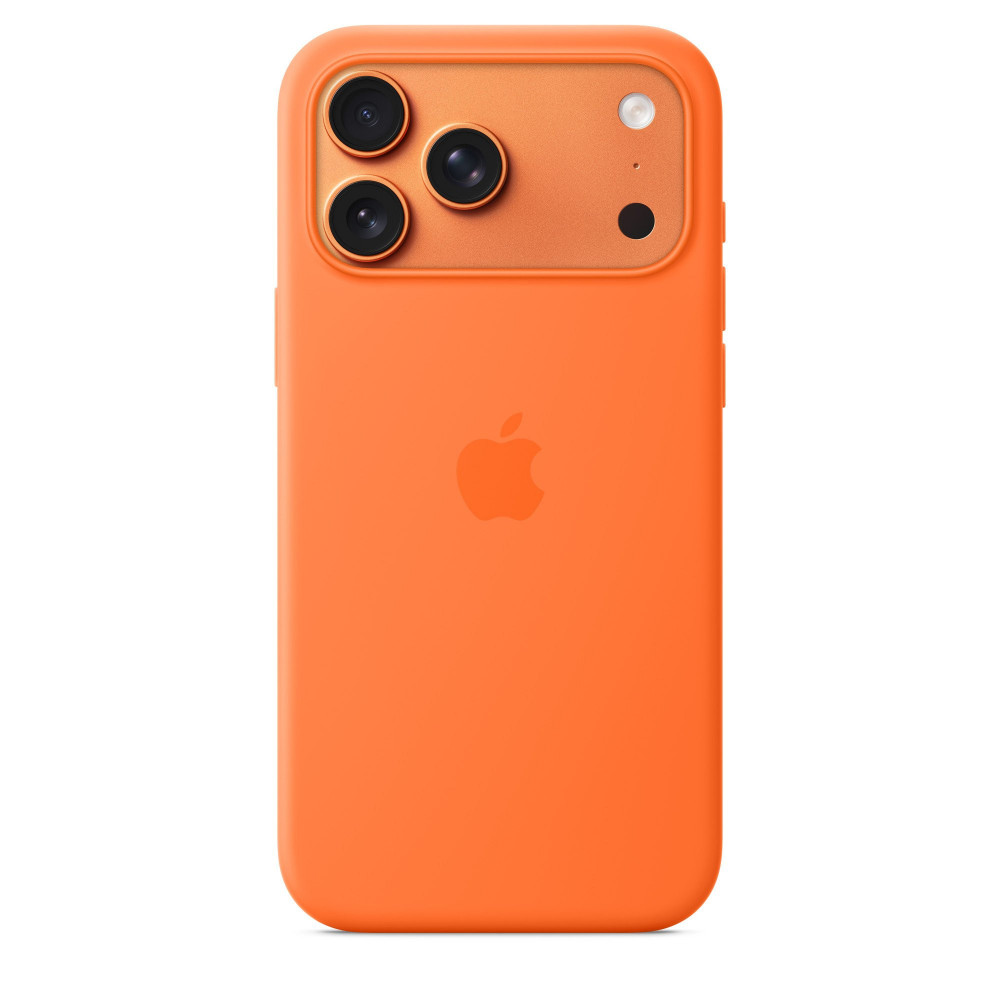 Чехол Apple iPhone 17 Pro Max Silicone Case with MagSafe Orange (MGFL4) Чехол Apple iPhone 17 Pro Max Silicone Case with MagSafe Orange (MGFL4)