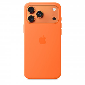 Чехол Apple iPhone 17 Pro Max Silicone Case with MagSafe Orange (MGFL4)
