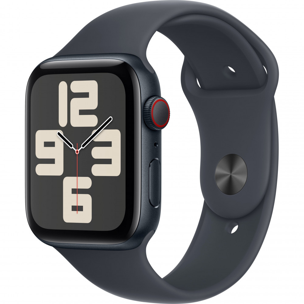 Apple Watch SE 2024 44mm (GPS+LTE) Midnight Aluminum Case with Midnight Sport Band - M/L (MXG23) Apple Watch SE 2024 44mm (GPS+LTE) Midnight Aluminum Case with Midnight Sport Band - M/L (MXG23)