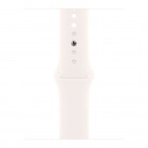 Apple Watch Series 11 42mm (GPS) Rose Gold Aluminium Case with Light Blush Sport Band - S/M (MEU04)