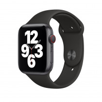 Ремешок для Apple Watch 42/44/45/49mm Sport Band Black - Size S/M (MXM23)