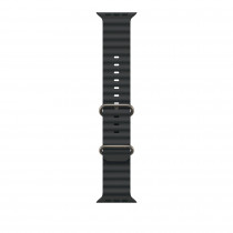 Ремешок Ocean Band для Apple Watch 49mm Black Ocean Band - Natural Titanium Finish (MXTL3)
