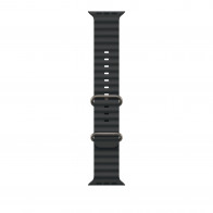 Ремешок Ocean Band для Apple Watch 49mm Black Ocean Band - Natural Titanium Finish (MXTL3)