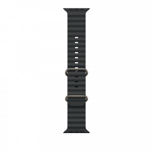 Ремешок Ocean Band для Apple Watch 49mm Black Ocean Band - Natural Titanium Finish (MXTL3)