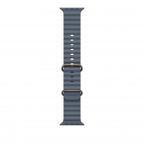 Ремешок Ocean Band для Apple Watch 49mm Anchor Blue Ocean Band - Natural Titanium Finish (MGCC4)