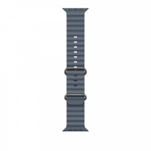 Ремешок Ocean Band для Apple Watch 49mm Anchor Blue Ocean Band - Natural Titanium Finish (MGCC4)
